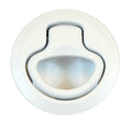 Southco Flush Pull Latch - Push To Close - Medium - White — marine latches