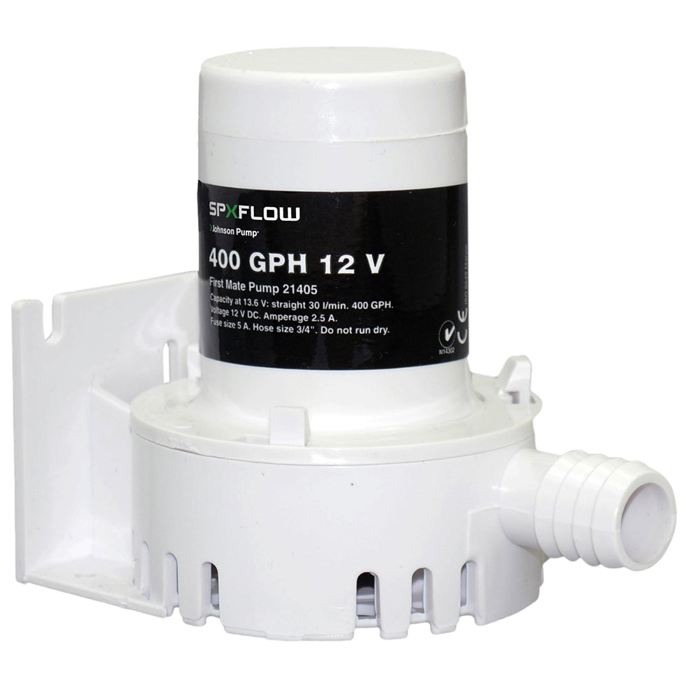 Johnson Pump 400 GPH 12V Bilge Pump - Barbed Port — marine bilge pumps