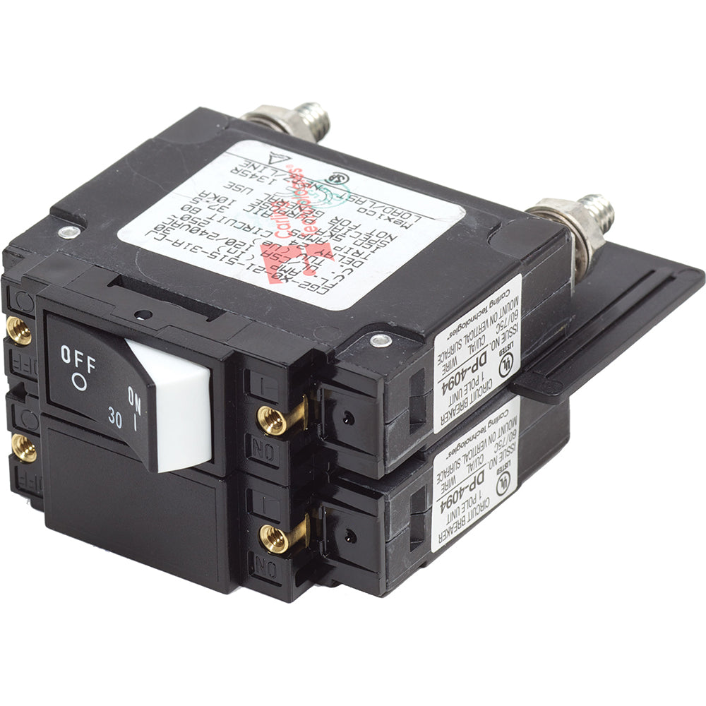 Blue Sea Systems Blue Sea 7466 UL-489 Circuit Breaker - 30A Raised Rocker — marine circuit breakers