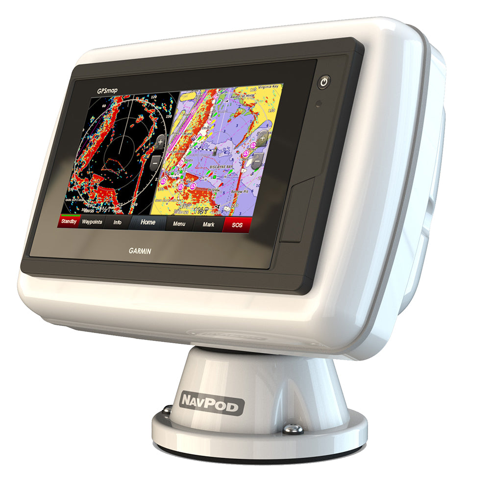 NavPod PowerPod Pre-Cut f/Garmin 742xs, 742, 722xs & 722 — marine display mounts