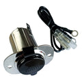Marinco Stainless Steel 12V Receptacle w/Cap — marine accessories
