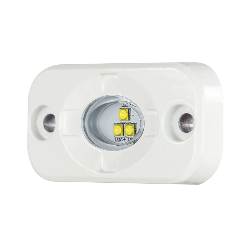 HEISE LED Lighting Systems HEISE Marine Auxiliary Accent Lighting Pod - 1.5" x 3" - White/White — marine interior / courtesy light