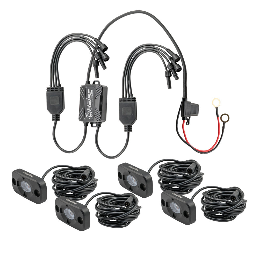 HEISE LED Lighting Systems HEISE RGB Accent Lighting Kit - 4 Pack — marine interior / courtesy light