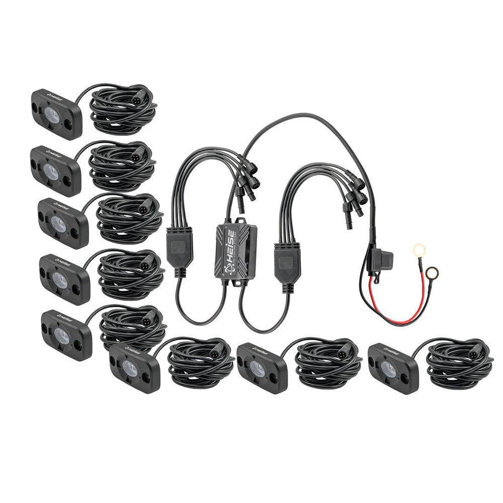 HEISE LED Lighting Systems HEISE RGB Accent Lighting Kit - 8 Pack — marine interior / courtesy light
