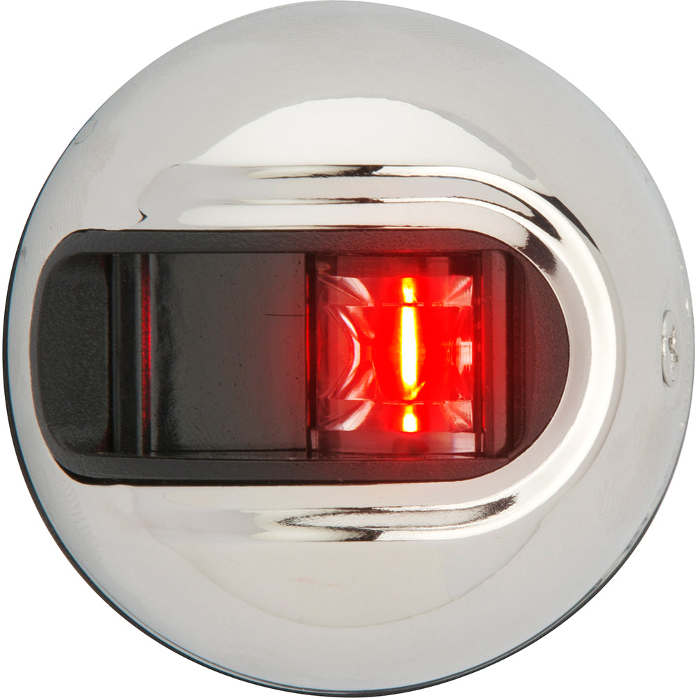 Attwood Marine Attwood LightArmor Vertical Surface Mount Navigation Light - Port (red) - Stainless Steel - 2NM — marine navigation lights