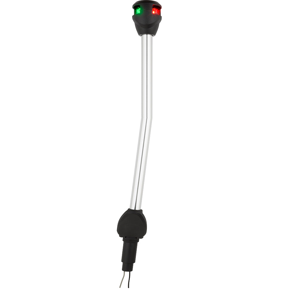 Attwood Marine Attwood LightArmor Bi-Color Navigation Pole Light - Angled - 14" — marine navigation lights