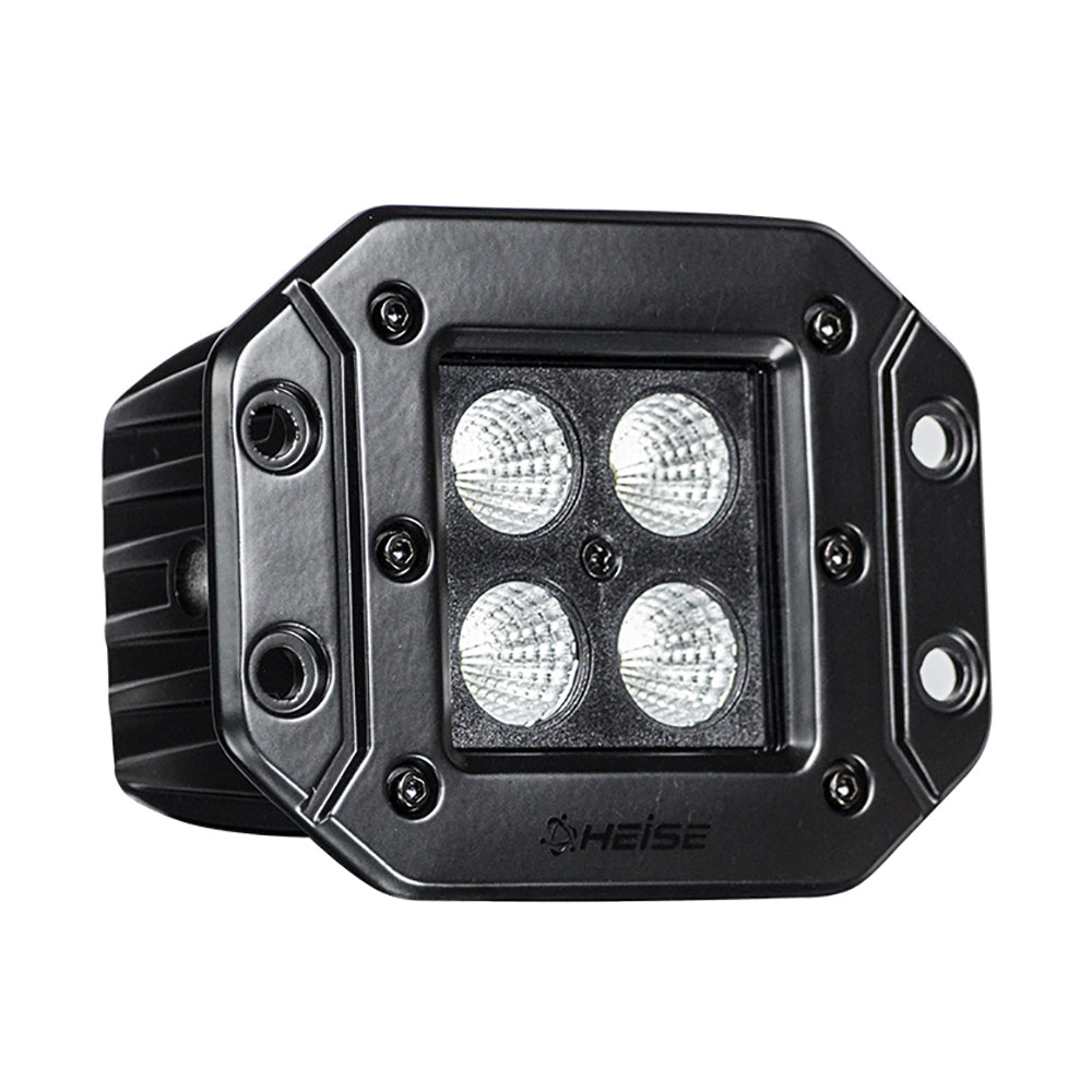 HEISE LED Lighting Systems HEISE Blackout LED Cube Light - Flush Mount - 3" — marine pods & cubes