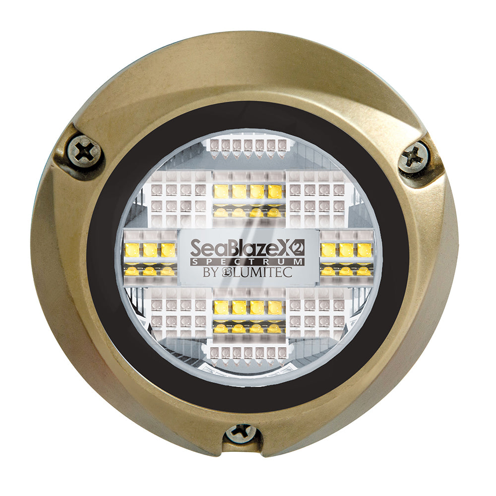 Lumitec SeaBlazeX2 Spectrum LED Underwater Light - Full-Color RGBW — marine underwater lighting