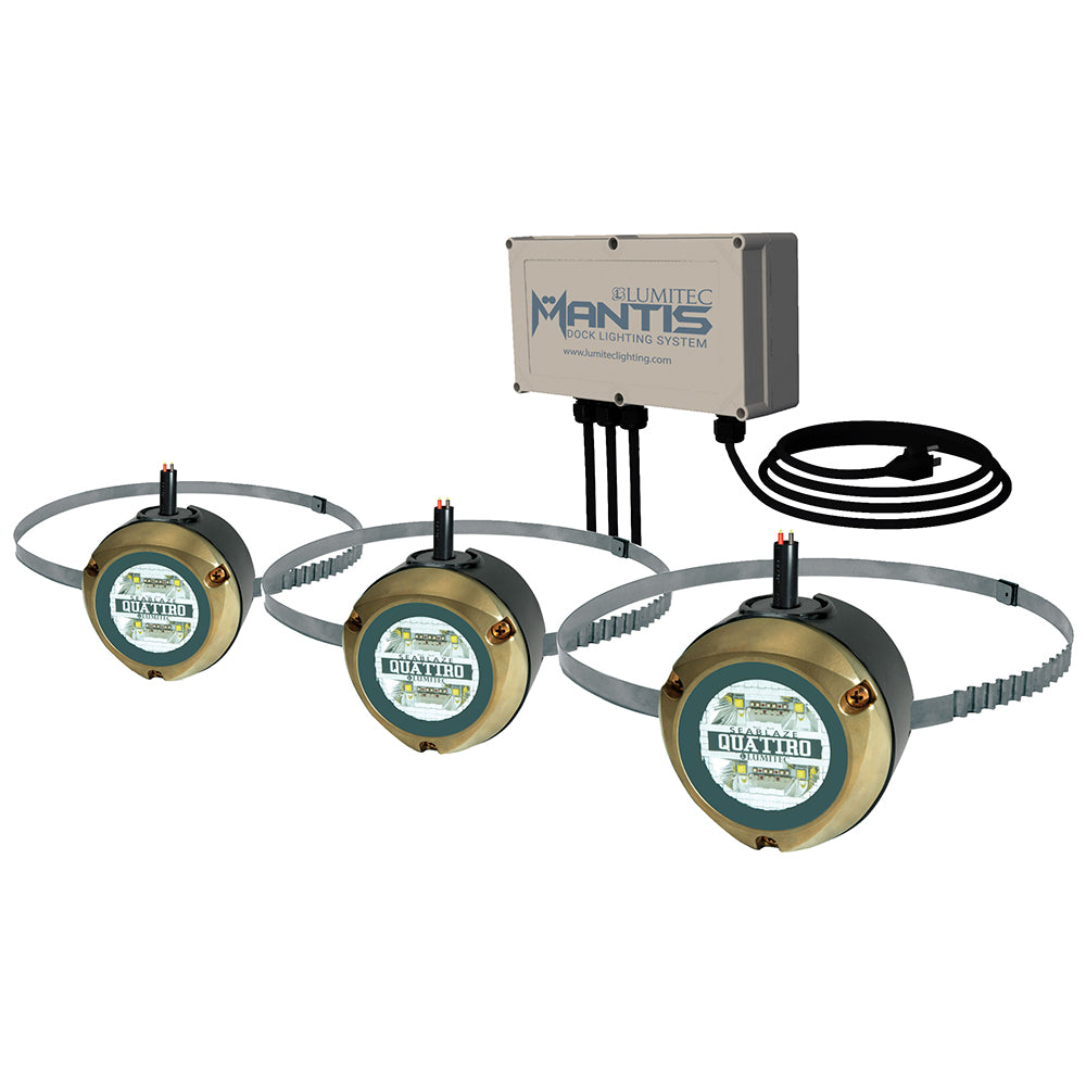 Lumitec Mantis Underwater Dock Lighting System - RGBW Full-Color — marine underwater lighting
