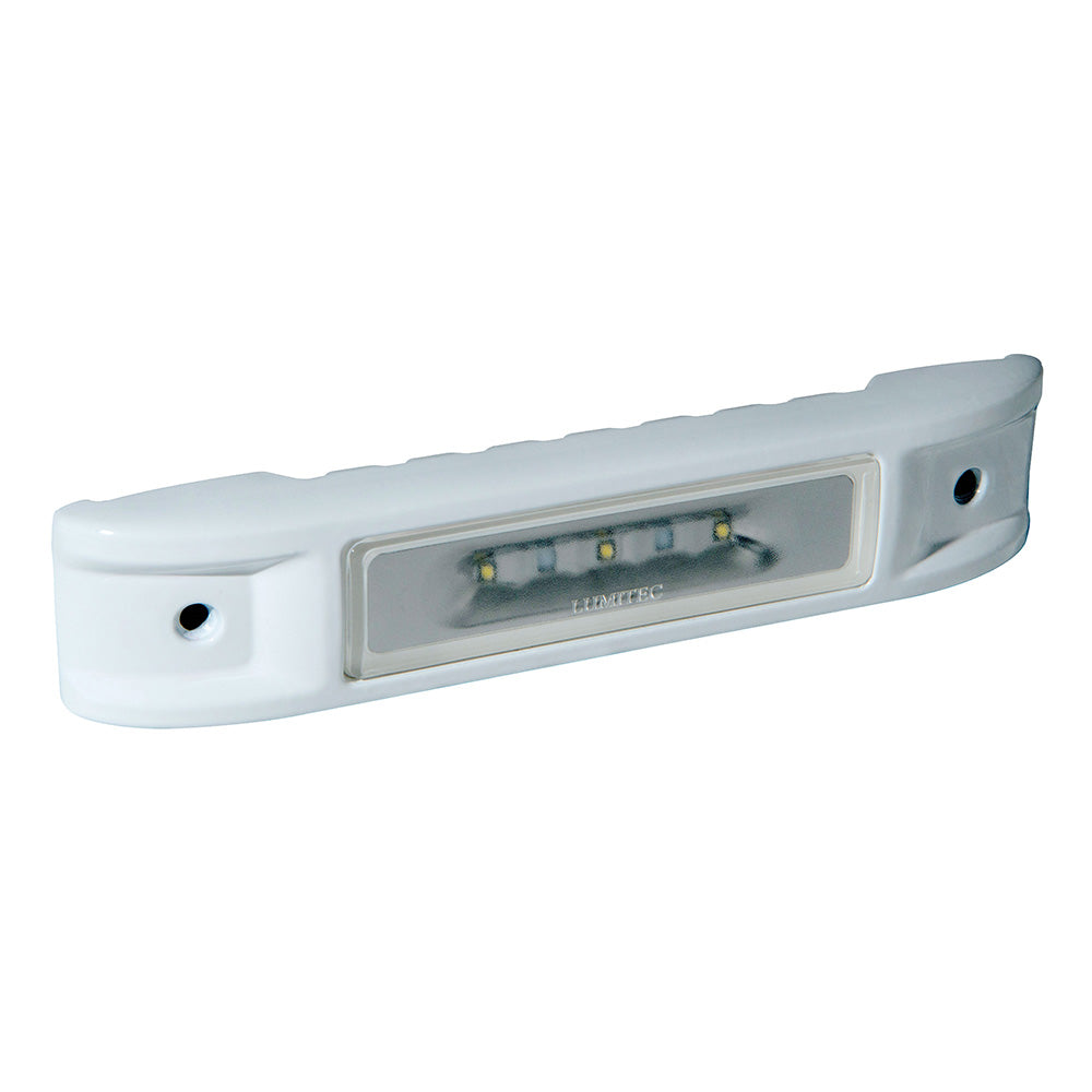 Lumitec Ibiza LED Engine Room Light - Non-Dimming White - White Finish — marine flood/spreader lights