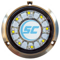 Shadow-Caster LED Lighting Shadow-Caster Blue/White Color Changing Underwater Light - 16 LEDs - Bronze — marine underwater lighting