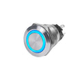 Blue Sea Systems Blue Sea 4160 SS Push Button Switch - Off-On - Blue - 10A — marine switches & accessories