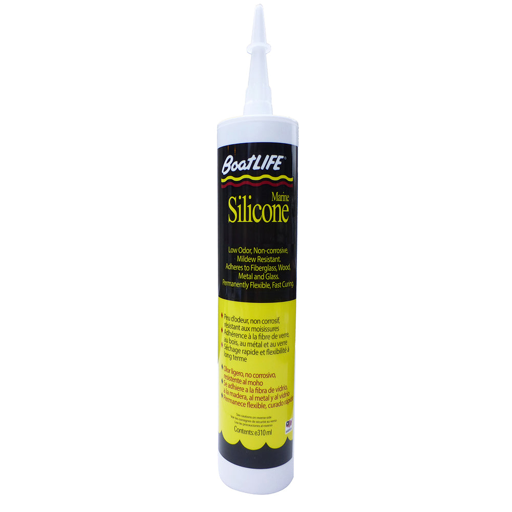 BoatLIFE Silicone Rubber Sealant Cartridge - Black — marine adhesives/sealants/tapes
