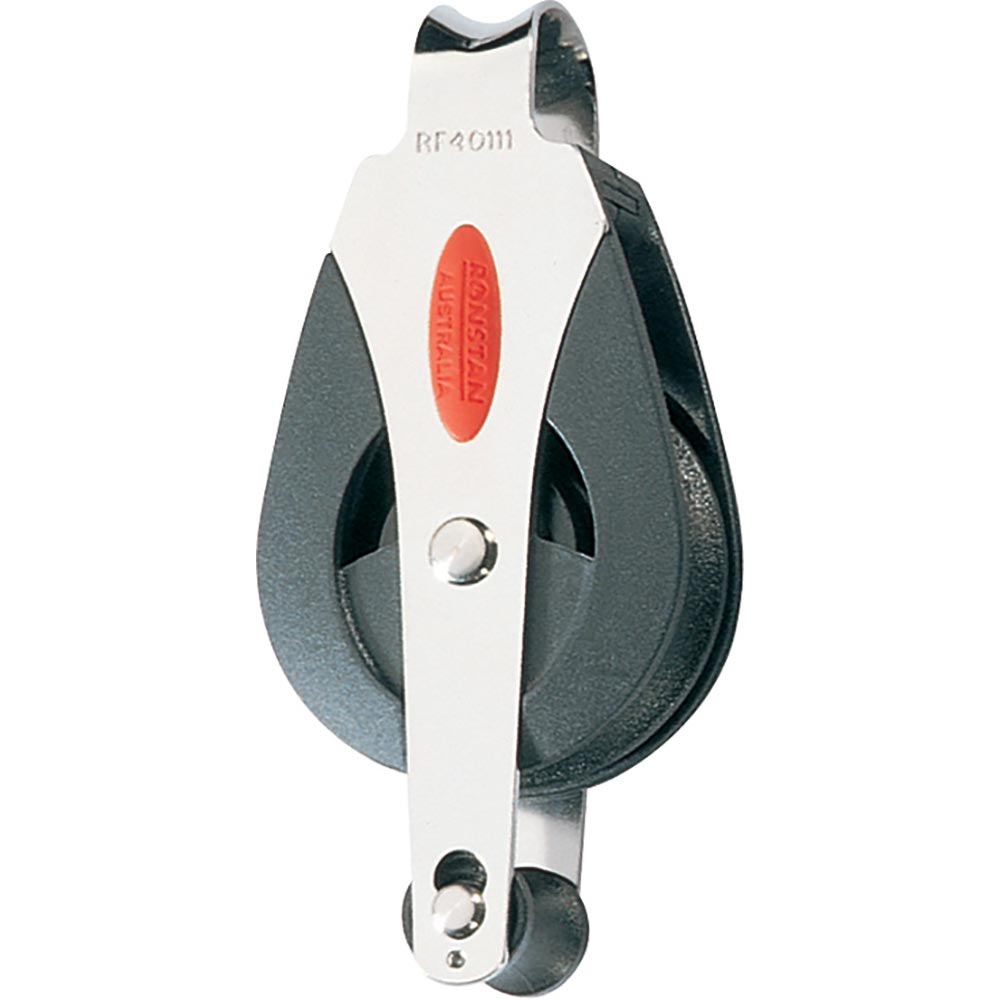 Ronstan Series 40 Ball Bearing Block - Single Loop Top - Becket — marine blocks