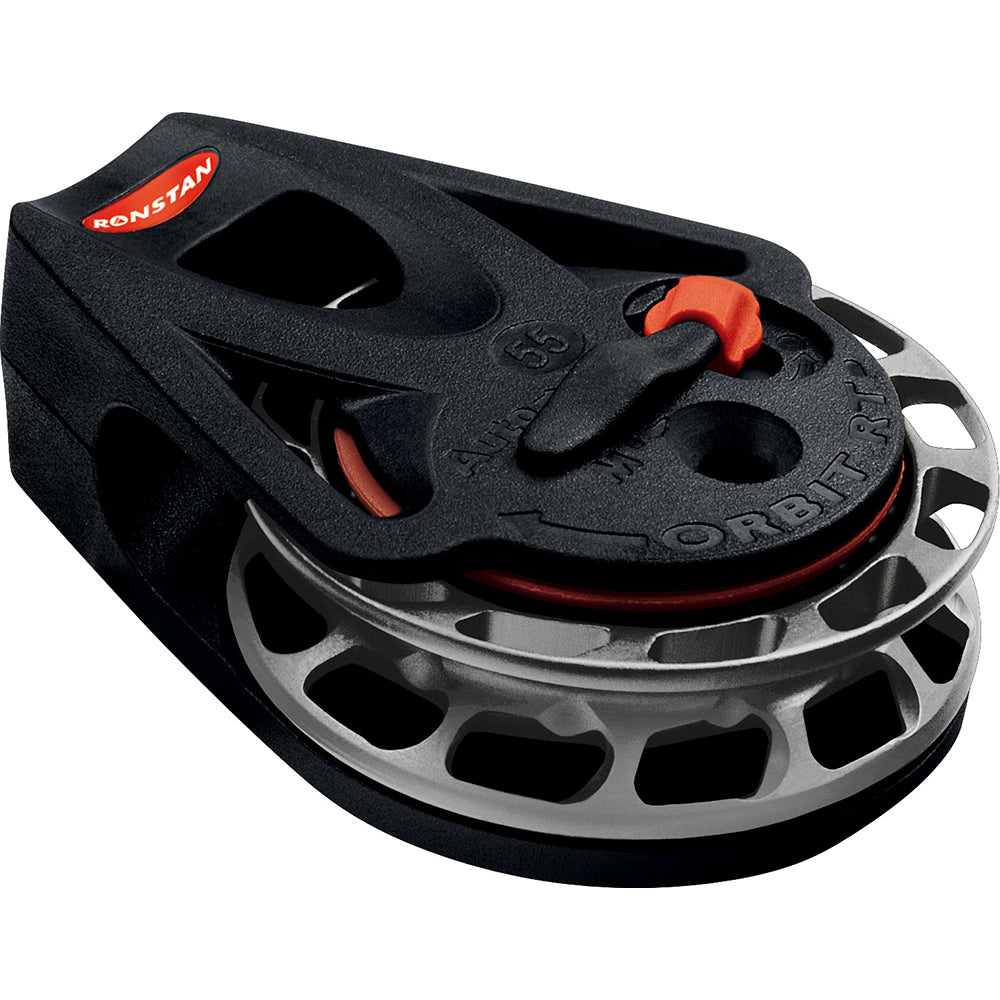 Ronstan Series 55 Ratchet Mount Orbit Block - Cheek - Clockwise Rotation — marine blocks