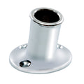Whitecap Top-Mounted Flag Pole Socket CP/Brass - 3/4" ID — marine accessories