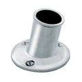 Whitecap Top-Mounted Flag Pole Socket CP/Brass - 1" ID — marine accessories