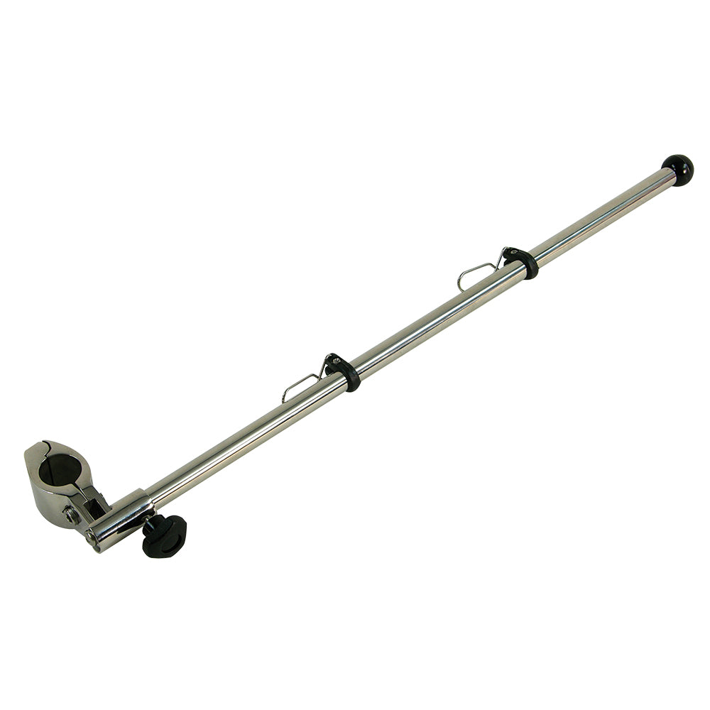 Whitecap Clamp-On Flag Pole - 1/2" Diameter Stainless Steel Clamp & Pole — marine accessories
