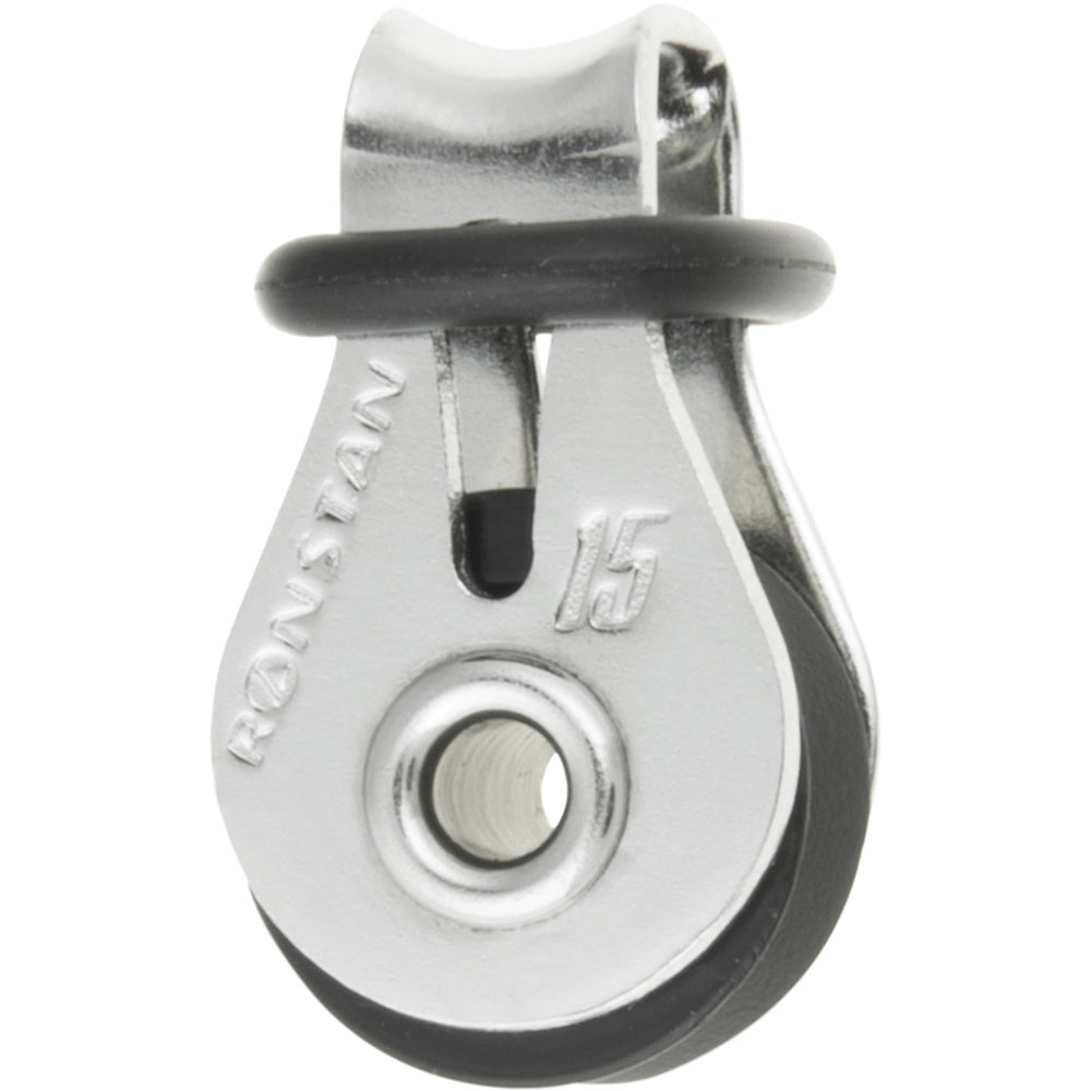 Ronstan Series 15 Ball Bearing Utility Block - Single Block, Loop Head — marine blocks