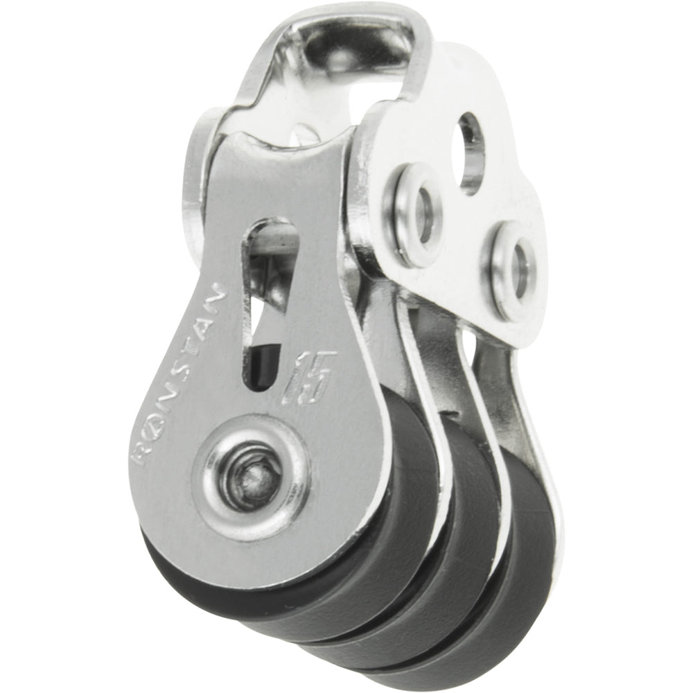 Ronstan Series 15 Ball Bearing Block - Triple — marine blocks