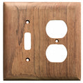 Whitecap Teak Toggle Switch/Duplex/Receptacle Cover Plate — marine teak