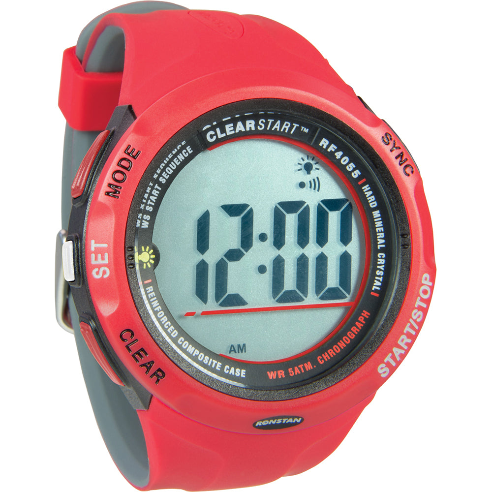 Ronstan RF4055 ClearStart™ 50mm Sailing Watch - Red/Grey — marine accessories
