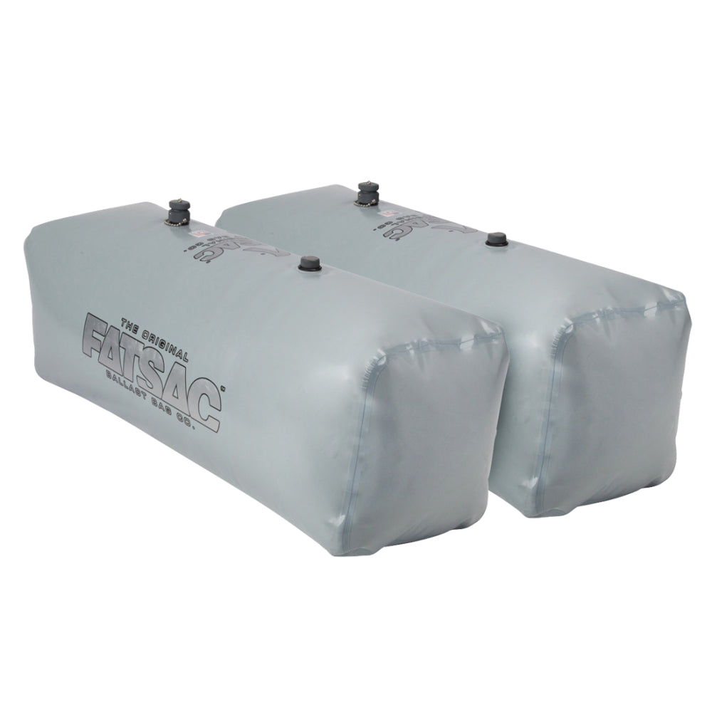 FATSAC V-drive Fat Sacs - Pair - 400lbs Each - Gray — marine watersports
