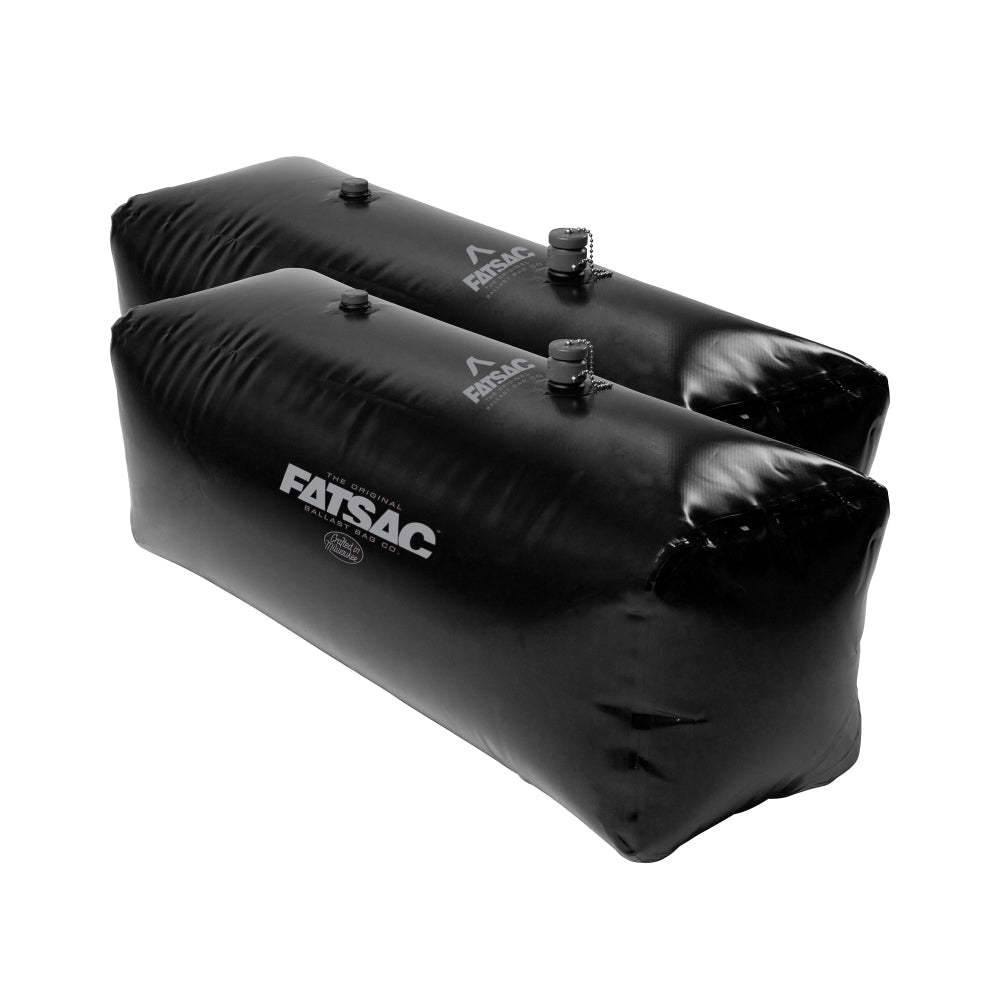 FATSAC V-drive Fat Sacs - Pair - 400lbs Each - Black — marine watersports