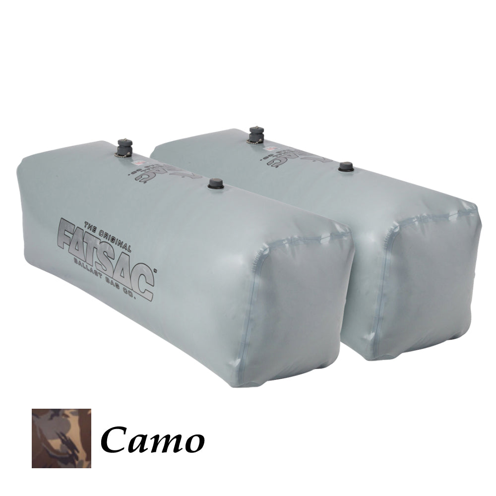 FATSAC V-drive Fat Sacs - Pair - 400lbs Each - Camo — marine watersports