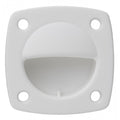 Whitecap Nylon Flush Pull - Small - White — marine latches