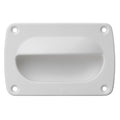 Whitecap Nylon Flush Pull - Large - White — marine latches