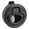 Whitecap Mini Ring Pull Nylon Locking Black — marine latches