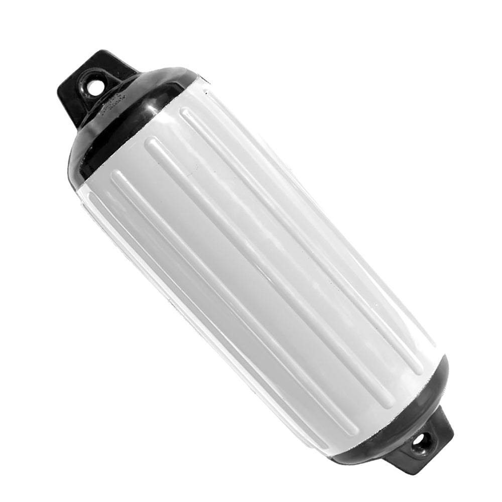 Taylor Made Super Gard™ 6.5" x 22" Inflatable Vinyl Fender - White — marine fenders