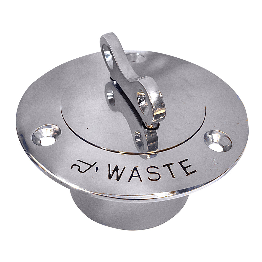 Whitecap Pipe Deck Fill 1-1/2" Waste — marine deck fills