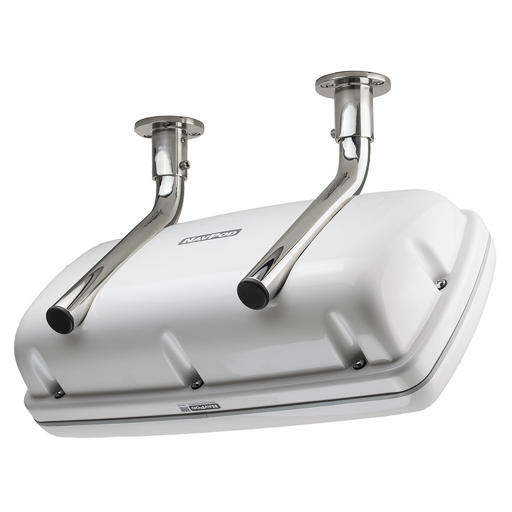 NavPod SystemPod Pre-Cut Simrad GO9/B&G Vulcan9 & 1 Instrument (Simrad IS42/B&G Triton²/AP44 Square Hole) f/9.5" Wide Guard — marine display mounts