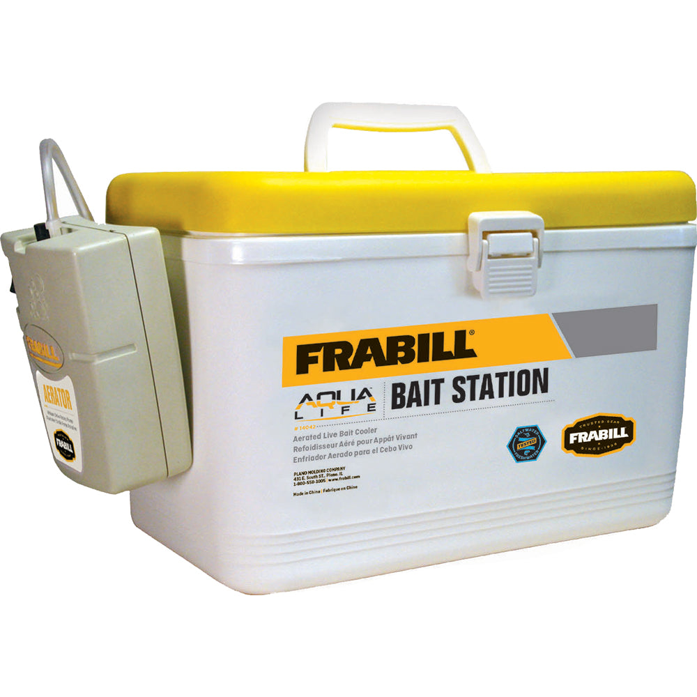 Frabill Bait Box w/Aerator - 8 Quart — marine livewell pumps