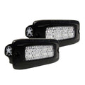 RIGID Industries SR-Q PRO Back Light Kit - Flush Mount Diffused - Pair - Black — marine flood/spreader lights