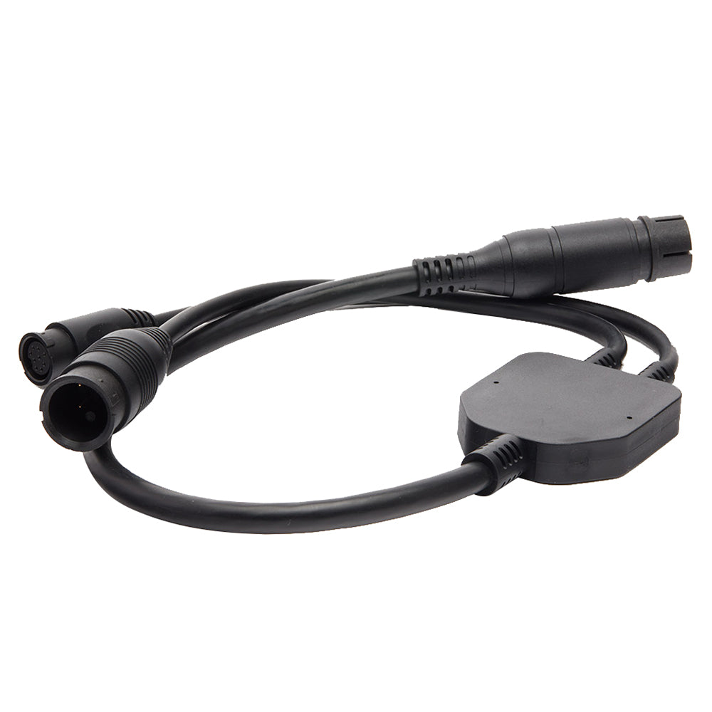 Raymarine Adapter Cable - 25-Pin to 9-Pin & 8-Pin - Y-Cable to DownVision & CP370 Transducer to Axiom RV — marine transducer accessories