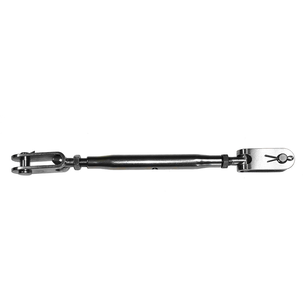 C. Sherman Johnson Jaw/Jaw Tubular Turnbuckle T-Style 3/8-24 Thread — marine rigging
