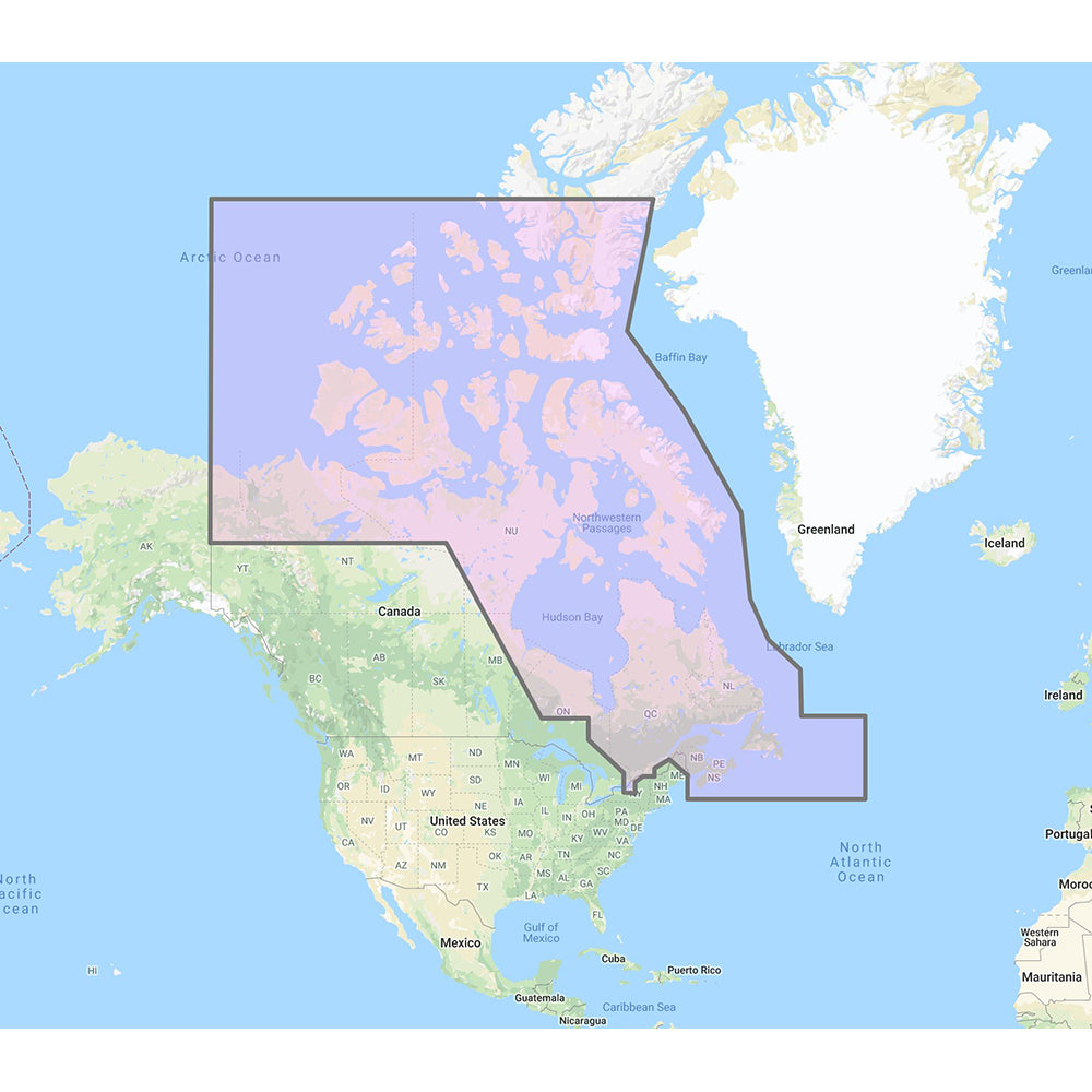 Furuno Canada North & East - Vector Charts, 3D Data & Standard Resolution Satellite Photos - Unlock Code — marine marine equipment