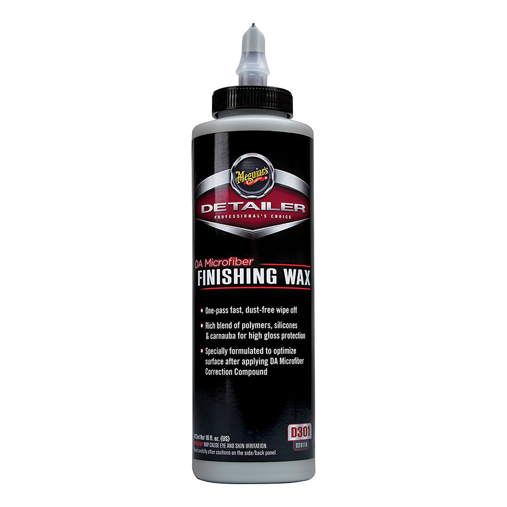 Meguiar's DA Microfiber Finishing Wax - 16oz — marine cleaning