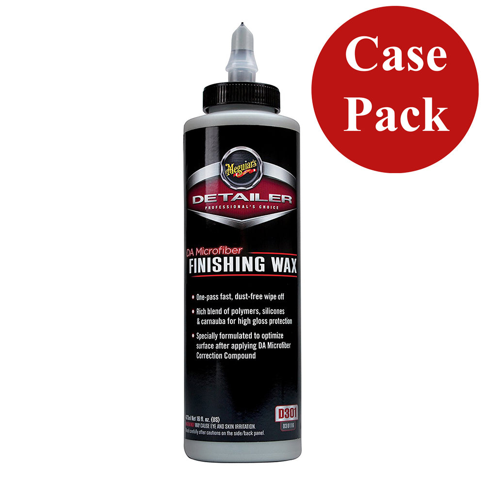 Meguiar's DA Microfiber Finishing Wax - 16oz *Case of 6* — marine cleaning