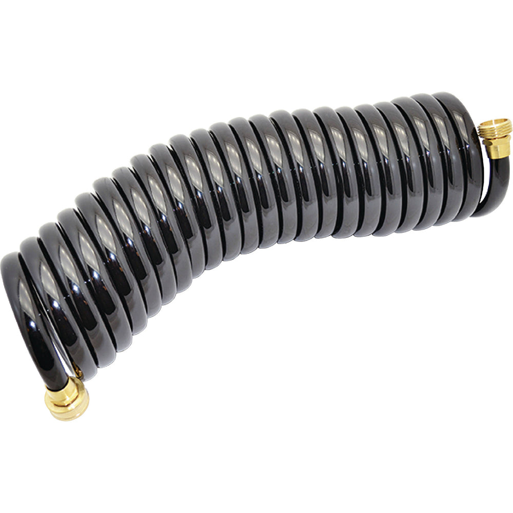 Johnson Pump Coiled Wash Down Hose - 25' - 1/2" Diameter — marine washdown / pressure pumps