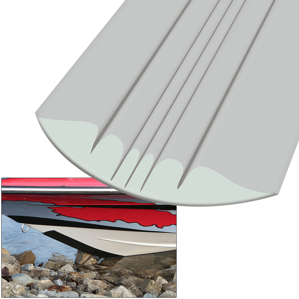 Megaware KeelGuard® - 11' - Light Gray — marine hull protection