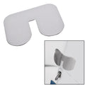 Megaware ScuffBuster™ Standard with Notch - 5.75" x 4.5" - Notched Bowguard - 22G - Stainless Steel — marine trailering