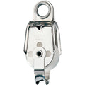 Ronstan Series 30 Utility Block - Single, Becket, Ferrule Eye Head — marine blocks