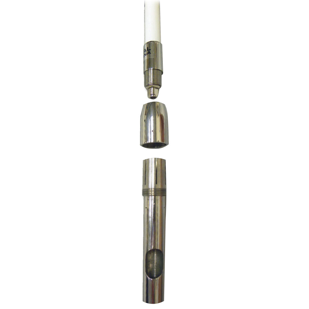 Digital Antenna 1129-VW-S 8' VHF Antenna - 6dB Gain - White — marine antennas