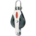 Ronstan Series 30 Utility Ball Bearing Block - Single, Becket, Swivel Shackle Head — marine blocks