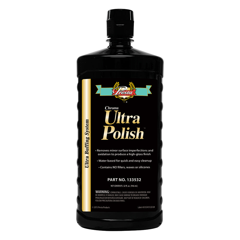 Presta Ultra Polish (Chroma 1500) - 32oz — marine cleaning