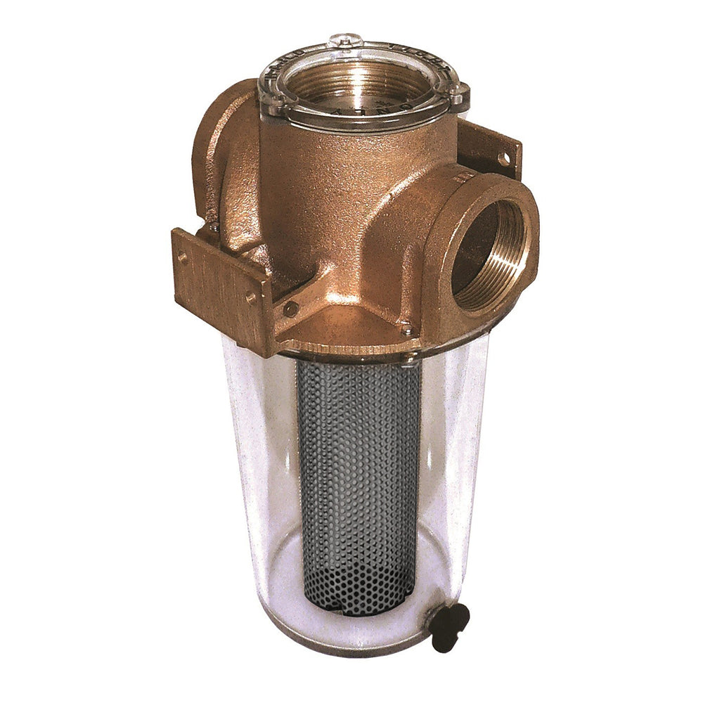 GROCO ARG-2000 Series 2" Raw Water Strainer w/Monel Basket — marine strainers & baskets